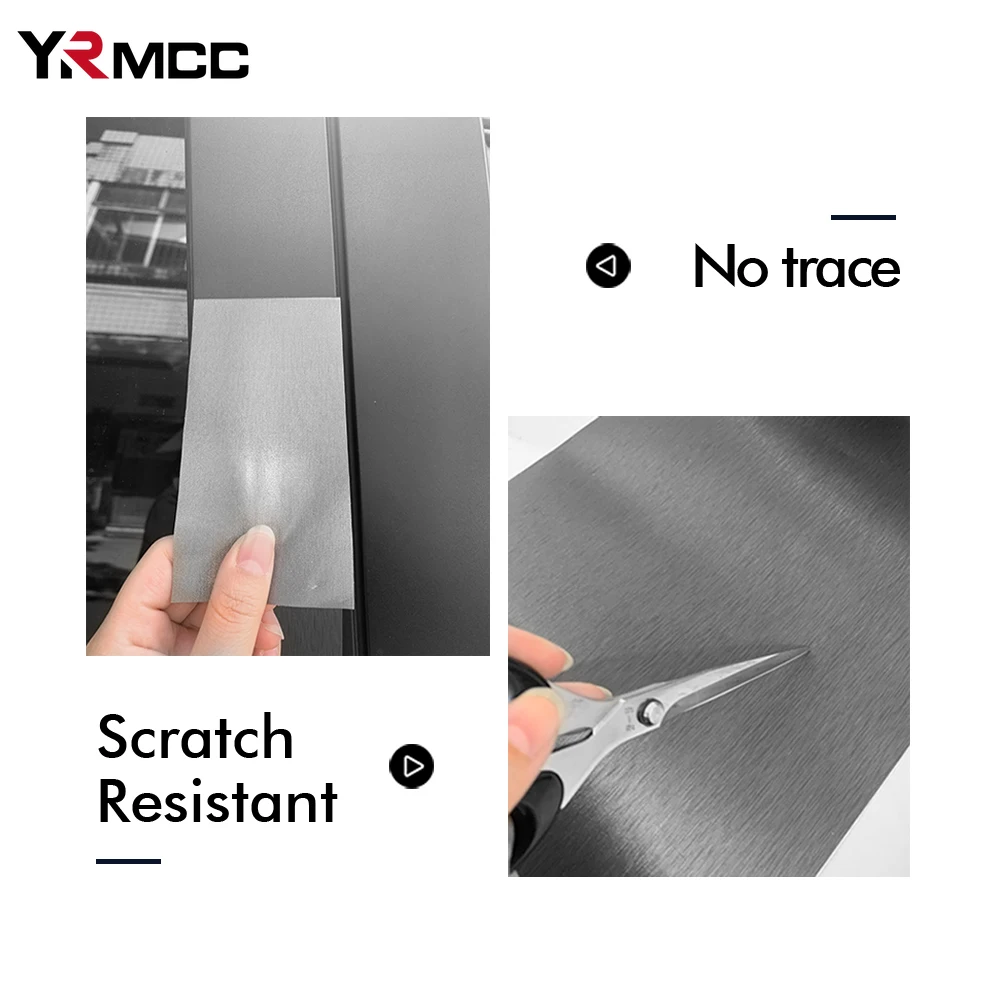 Silver Aluminum Brushed Vinyl Wrap – Sleek Adhesive Auto and Gadget Skin