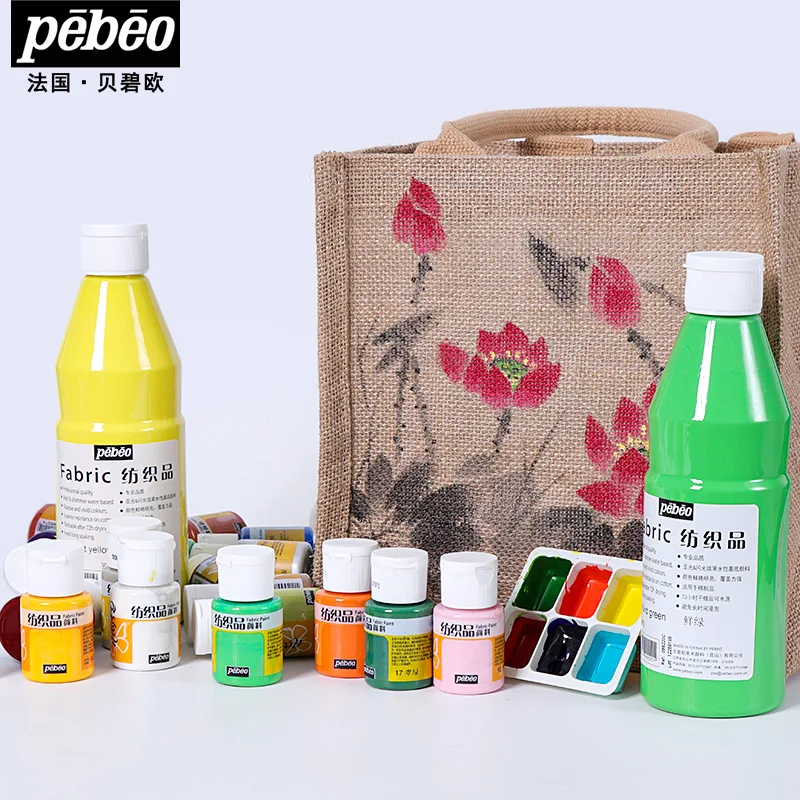 Fabric Paint Permanent 29ml/500ml for Clothes Non-Toxic Textile DIY Crafts T-shirts Shoes Jeans Bags Canvas