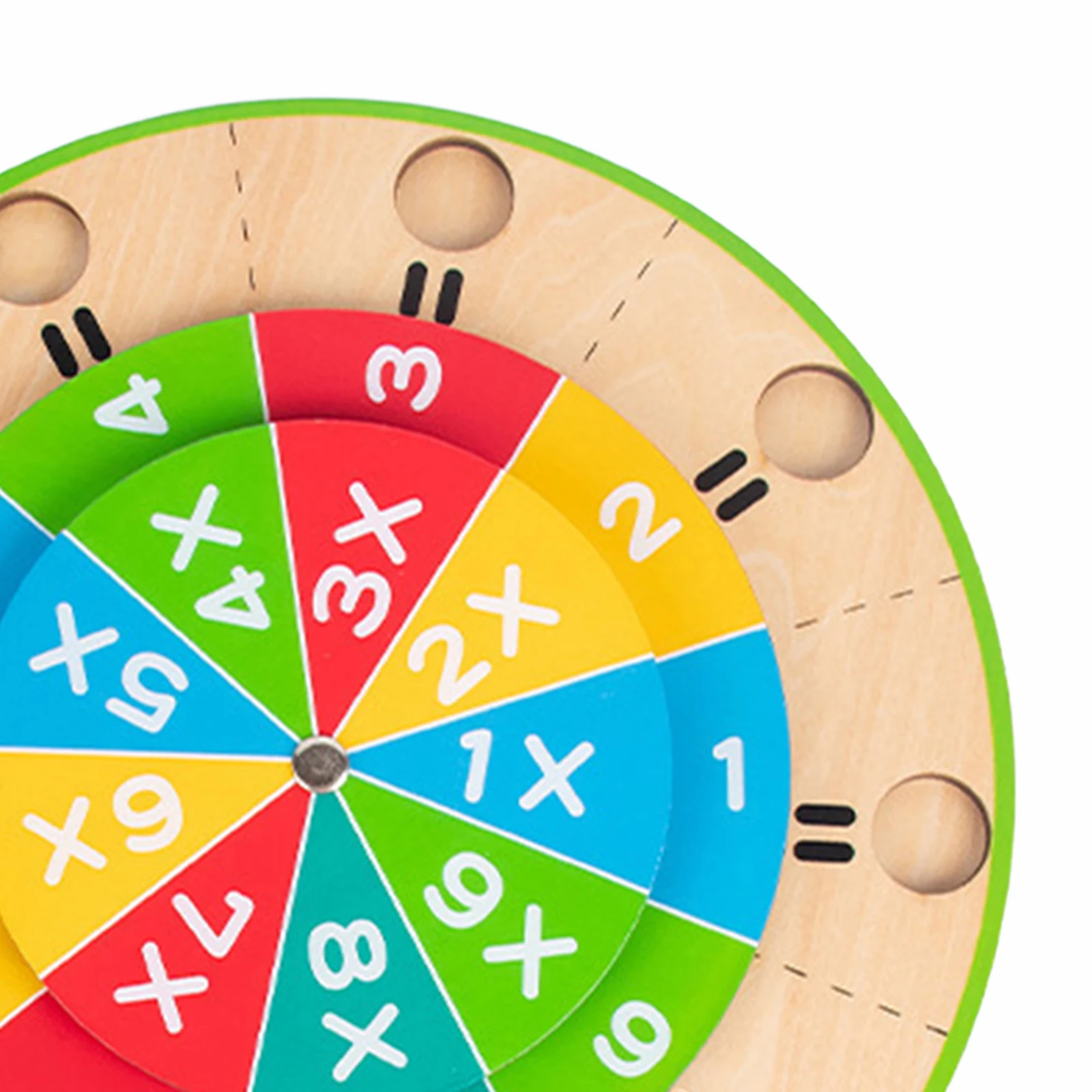 Educational Toys Counting Wooden 99 Multiplication Table Turntable Educational Toy Mathematics for Kid Classroom Teaching Learning Toys Activities