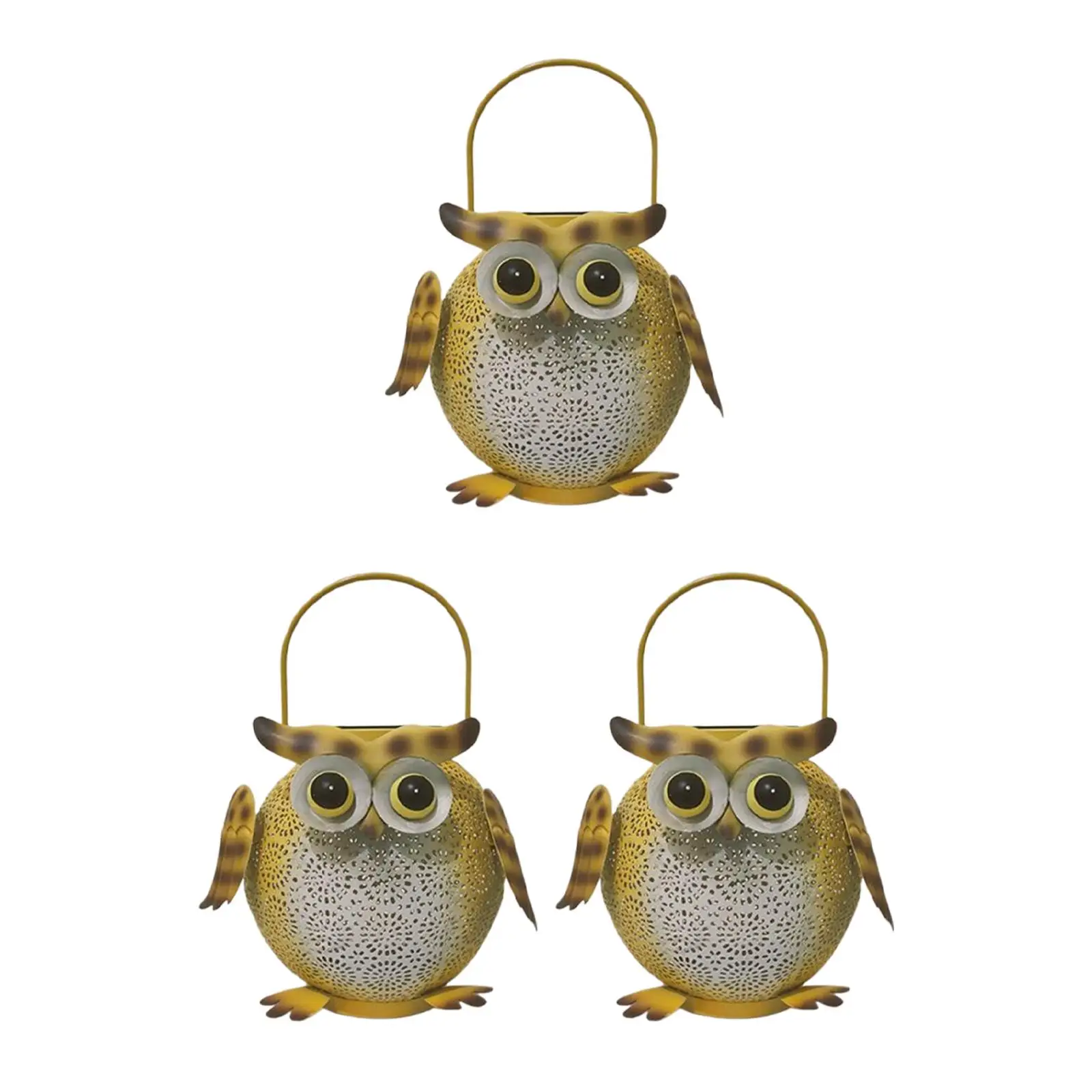 Solar Lantern Decoration Owl Lantern Decor Solar Lamp Garden Light Outdoor