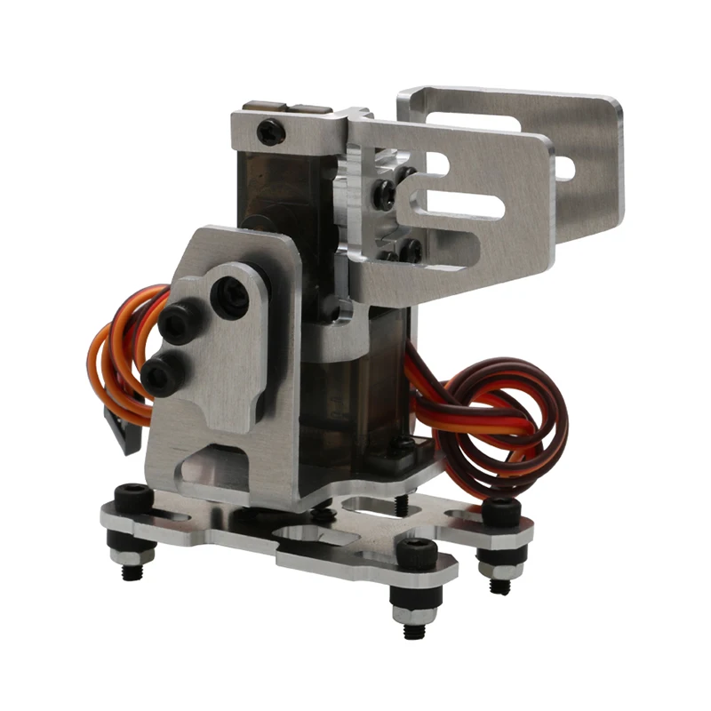 Sabec9e47b3db4b0b94d6d5f65f2213e4s 1Set DC 4.8-5V Dual Servo Gimbal Bracket 29x29mm Camera Pan/Tilt Stand with 2PCS 9G Steering Gear for RC FPV Drone Head Tracker