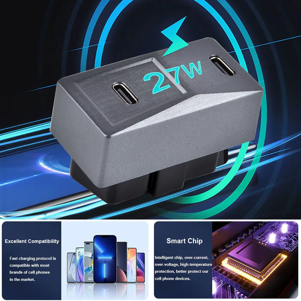 2023 OBD ÷  , USB  CŸ  Ʈ, 48W ȯ ŰƮ, ׽  3  Y, ڵ ׼ 2021-2023