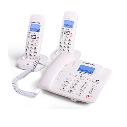 white 2 handsets