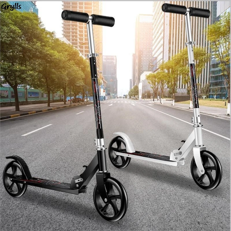 Children Scooter Folding Scooter Grylls Children Teen Adult Portable Two-wheeled Foldable Urban Mobility