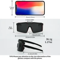 Coffret cadeau de lunettes de soleil unisexes, nouvelles, élégantes et luxueuses, lunettes de cyclisme rétro à grande monture, lunettes décoratives pour Halloween, le choix de cadeau idéal 2