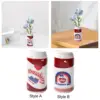 Small Ceramic Decorative Vase Multipurpose Decorative Lightweight for Side Table Tabletop Decoration Paint Brush Holder 3x6inch 3