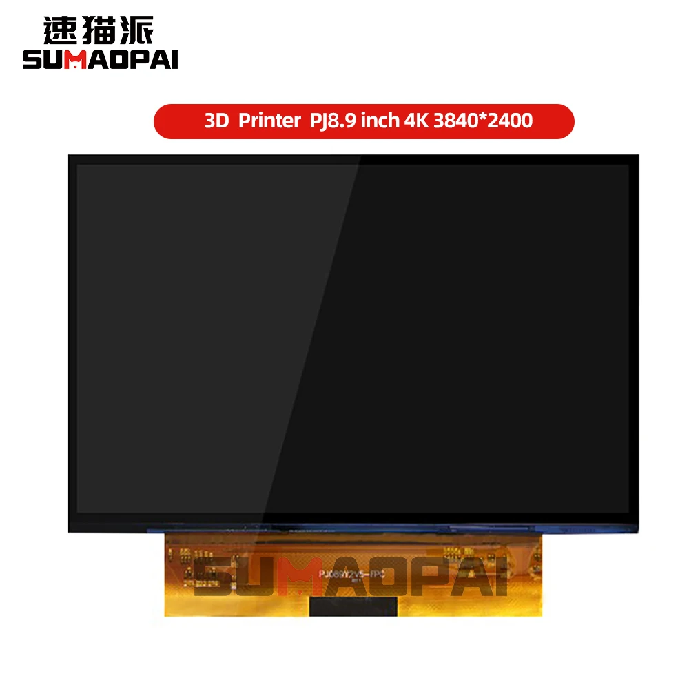 Impressora 3d Pj089y2v5 8.9 Polegada 4k Mono Lcd Tela 3840*2400 Resolução Nanodlp 8.9 4k Hdmi para Mipi Diy