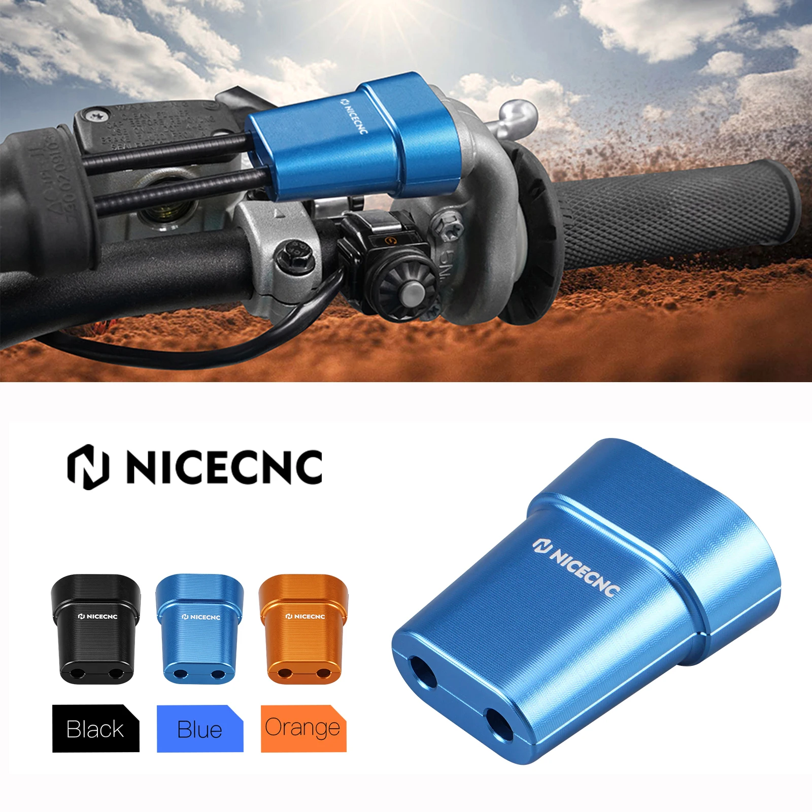 

For Husqvarna TE 300 TE 300I TE TEi FE TX FX TC FC 300 250 125 200 350 450 501 2017-2023 Throttle Cable Guard Cover Protector