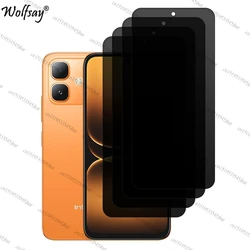 Enhanced Privacy Tempered Glass Screen Protector for Infinix Smart 20 (4G (4 Front Glass)