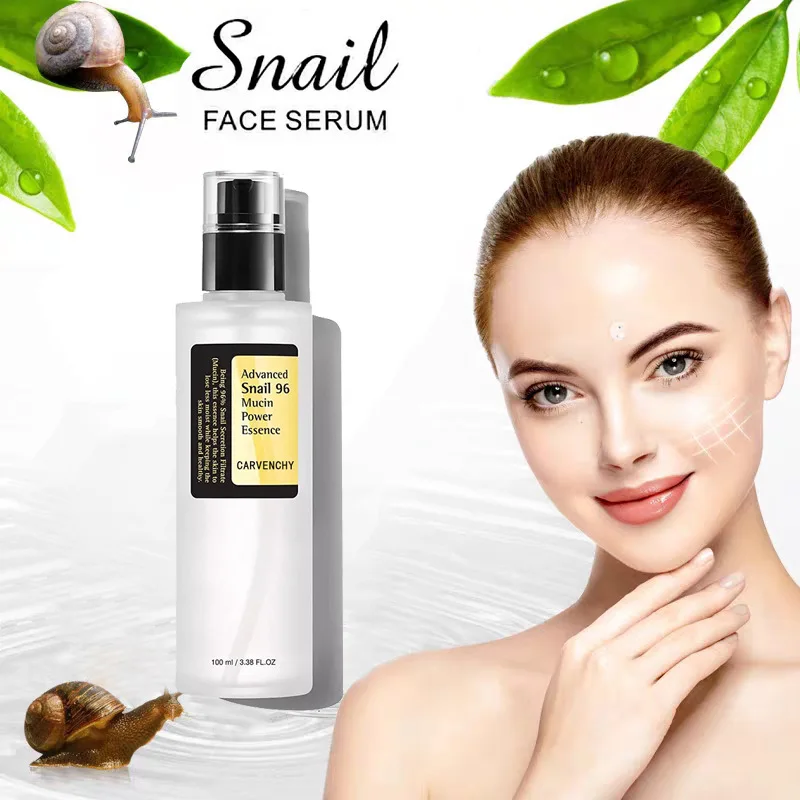 

High-grade snail 96%mucin essence snail serum collagen stock solution repairs skin brightens skin tone lightens spots&anwrinkles