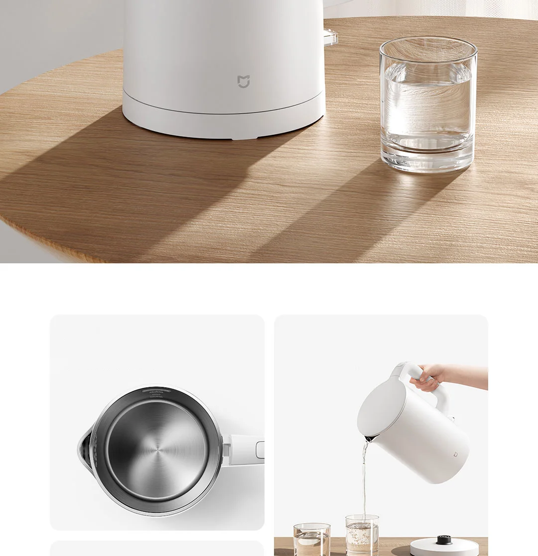 Description Picture 4 of itemNew Iconic Brand Mijia Electric Kettle 3 1.7L Household 304 Stainless Steel 1800W Fast Heating Automatic Power Off Hot Water Kettle
