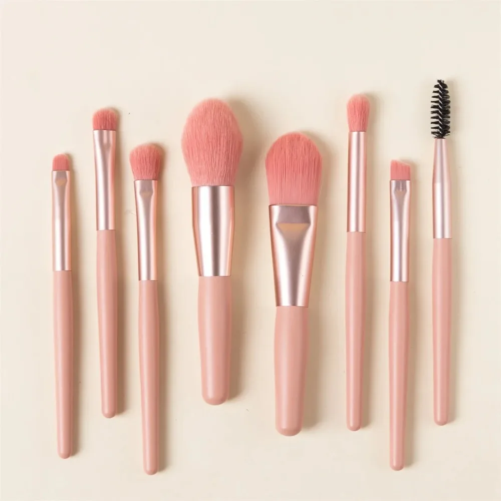 Makeup Brushes Set for Cosmetics Foundation Blush Powder Eyeshadow Kabuki Blending Makeup Brush Beauty Tool 8Pcs/Lot makeup brush set makeup brush makeup tool set makeup tool
