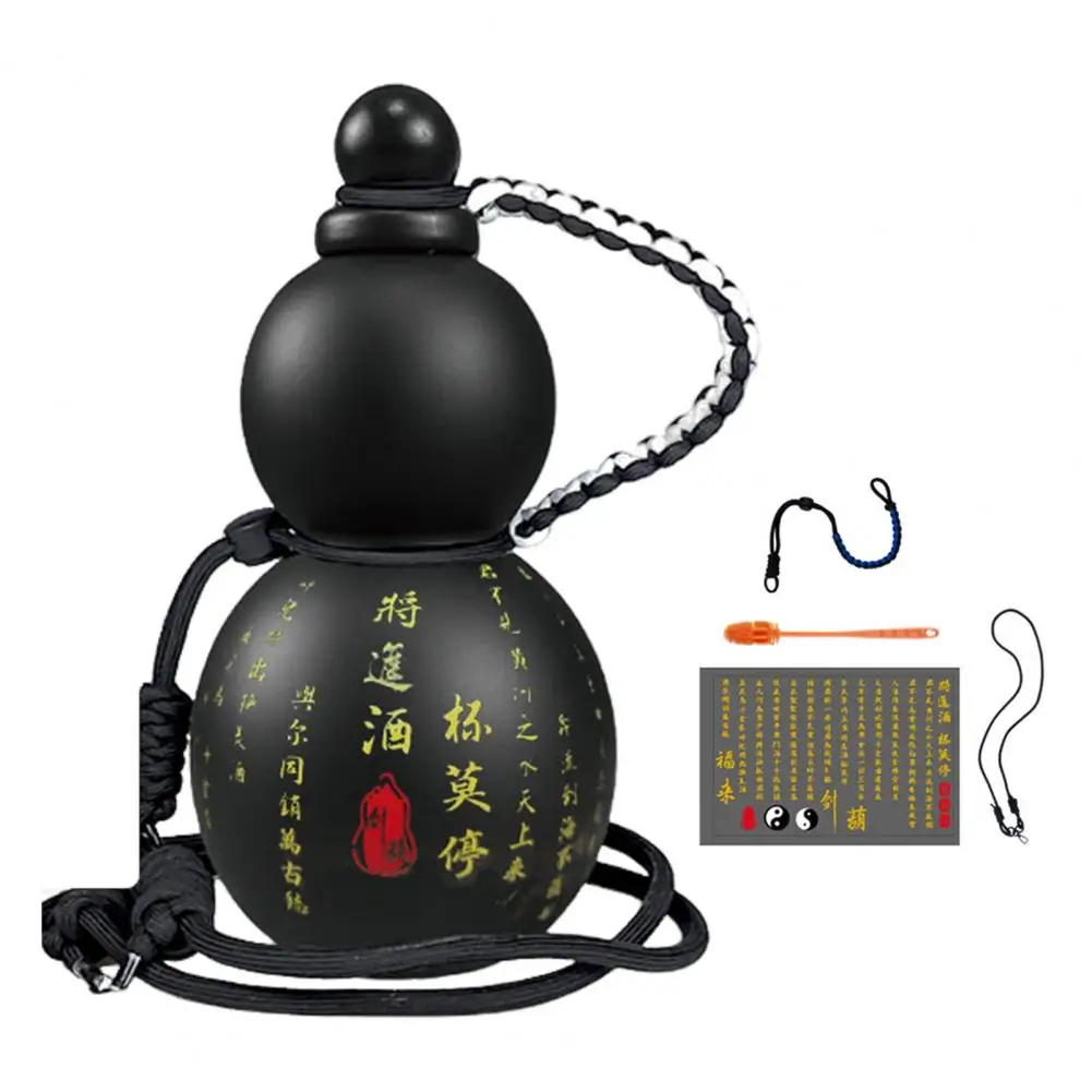 800ML Tritan Sports Water Bottle Vintage Chinese Style Monkey King Wukong Drinking Bottle Lanyard Strap Cup Brush Sticker set