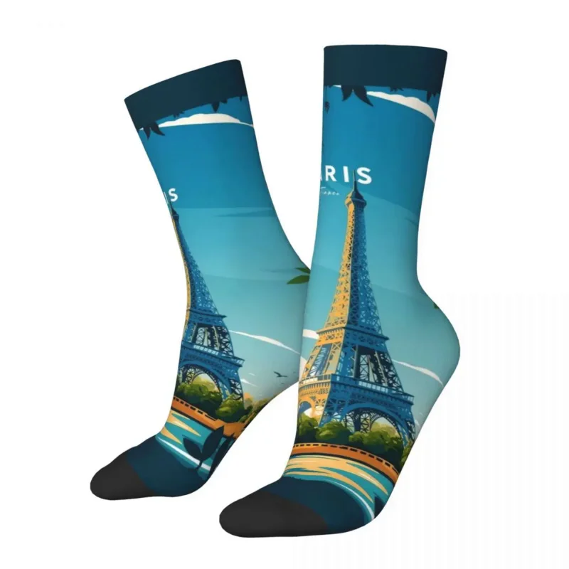 

All Seasons Casual Unisex France City Paris Socks Accessories Print Socks Cotton Wonderful Gifts