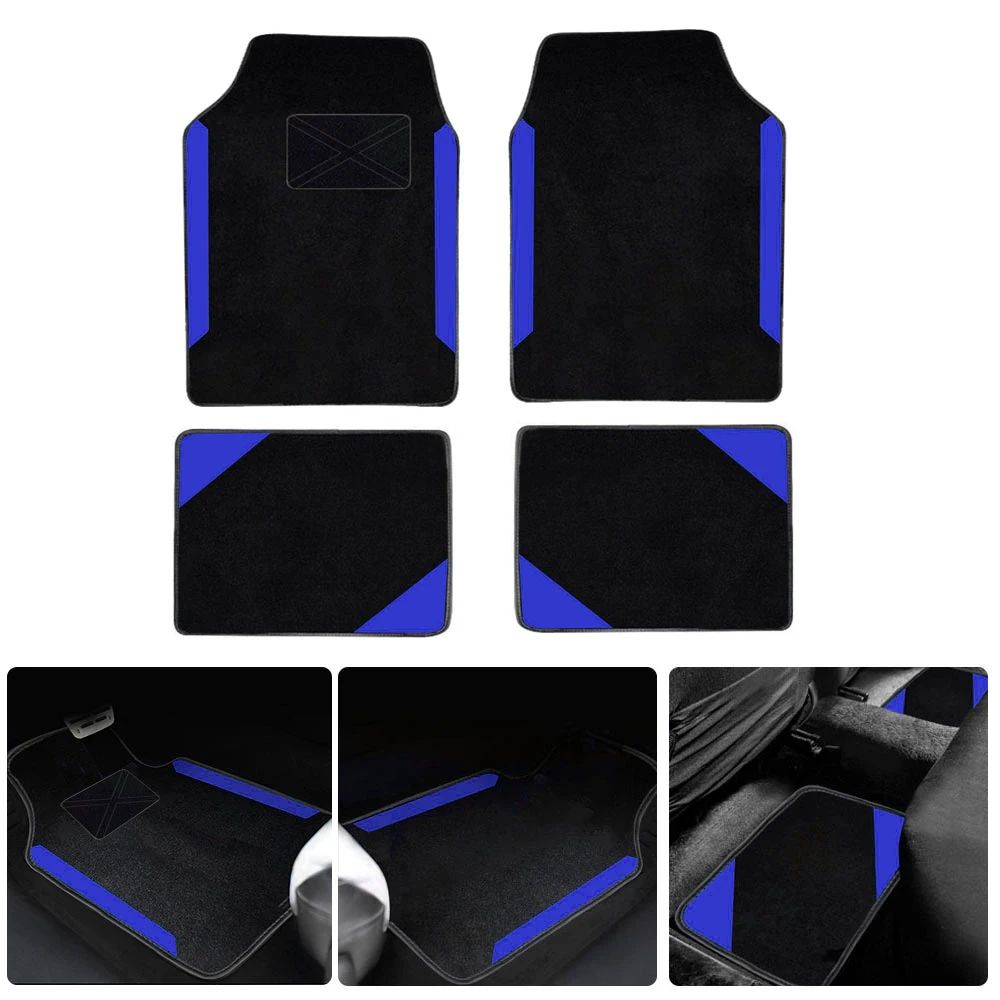 4PCS Car Floor Mats For TOYOTA Sienna Tundra Vios Fortuner Kluger CHR