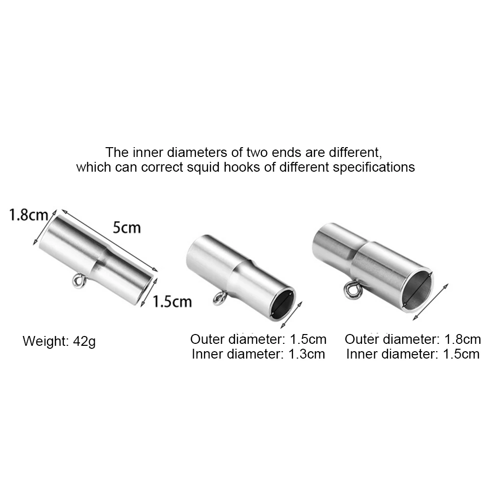 Stainless Steel Fishing Hook Straightening Tool for Squid Shrimp