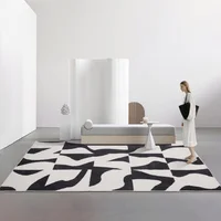 Carpet for Living Room Fashion Light Luxury Home Decoration Coffee Tables Plush Mat Large Area Bedroom Fluffy Rug ковер Tapis 러그 2