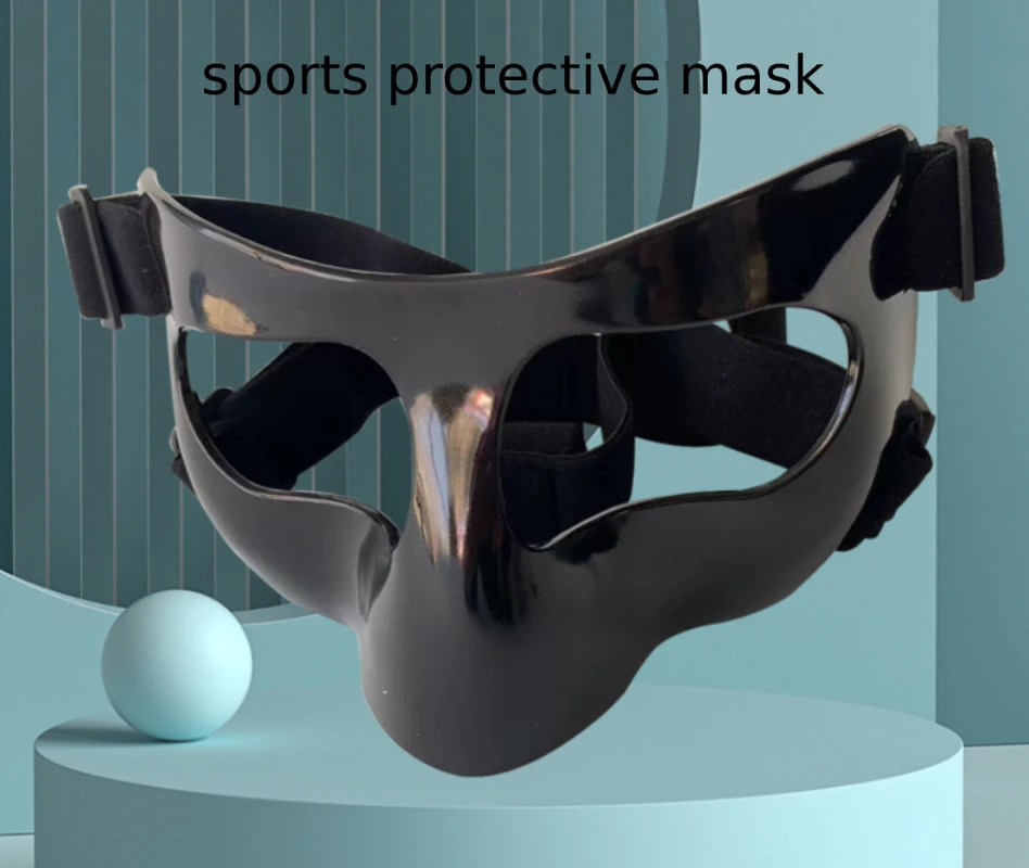 Basketball Mask Face Sports Nose Helmet Shield Broken Nose, Face Mask