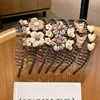 Korean Fashion Coffee Color Hair Clips Children Hair Comb Clip Girls Organizer Headwear Girls Kids Hair Accessories 5