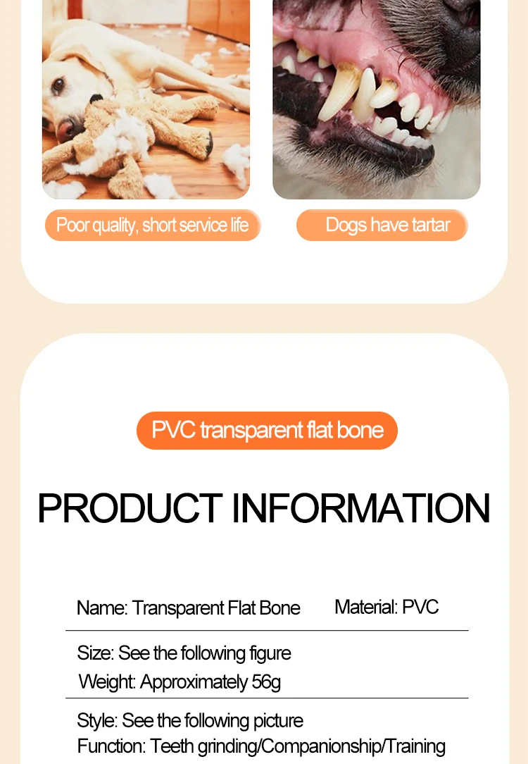 Indestructible Rubber Dog Bone Toy For Aggressive Chewers Dental_voghion.com
