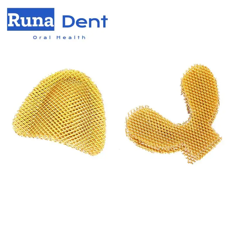 20 Pz/Pacco Vassoio A Rete Inferiore Superiore In Metallo Per Impronte Dentali Per Il Rafforzamento Dei Materiali Per Protesi In Oro Per Protesi Parzi