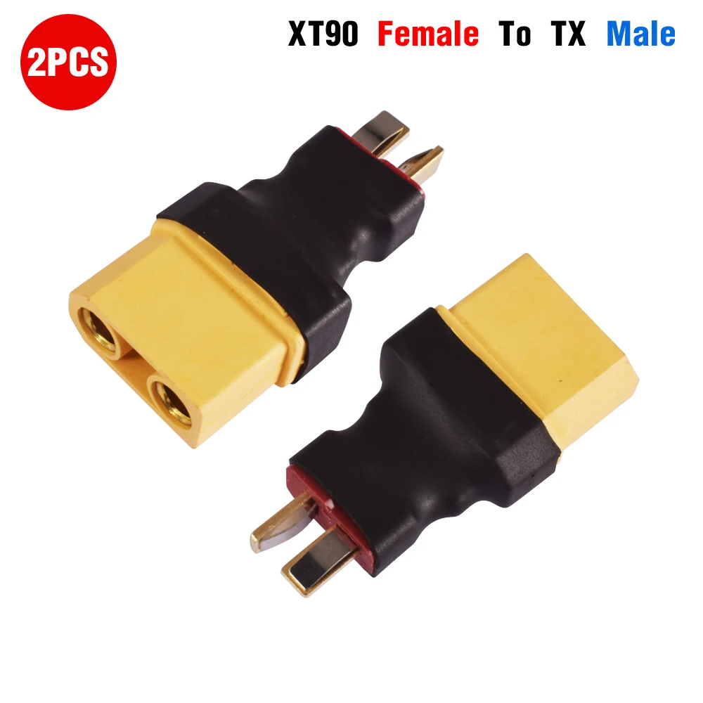 9IMOD 2/4PCS Plug XT60 XT30 XT90 T-plug Male Female Connector Adapters Plug Single Level Adanter Plug No Wires RC LiPo Battery – Image 4