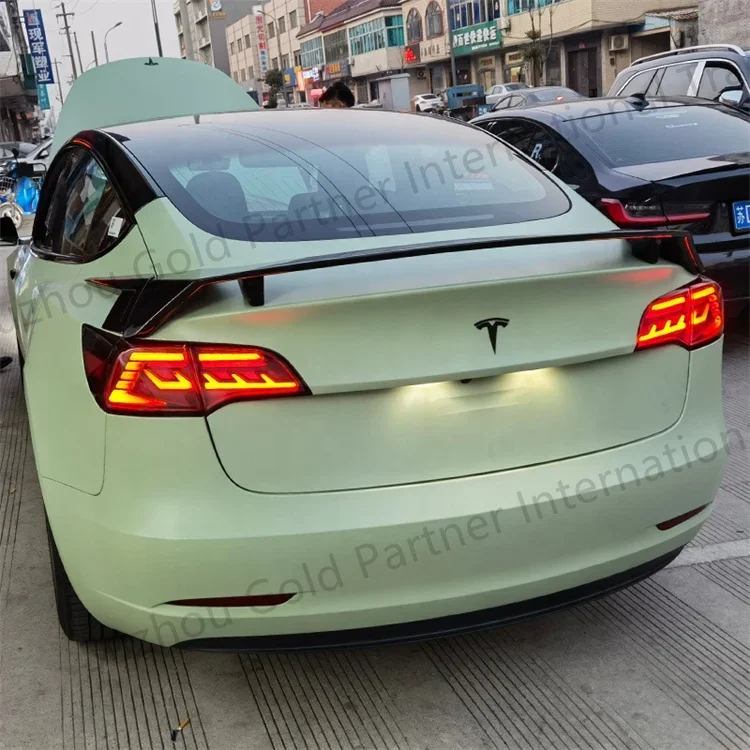 Car Styling Tail Lamp For Tesla Model 3 Model Y-LED Dynamic Signal DRL Brake Reverse LED Tail Lights