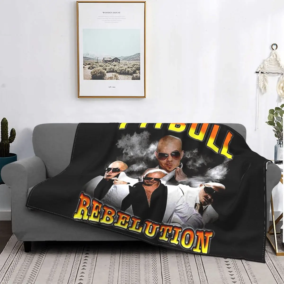 

Mr. Worldwide Vintage Blanket 3D Printed Soft Flannel Fleece Warm Throw Blankets for Travel Bedding Couch Bedspreads