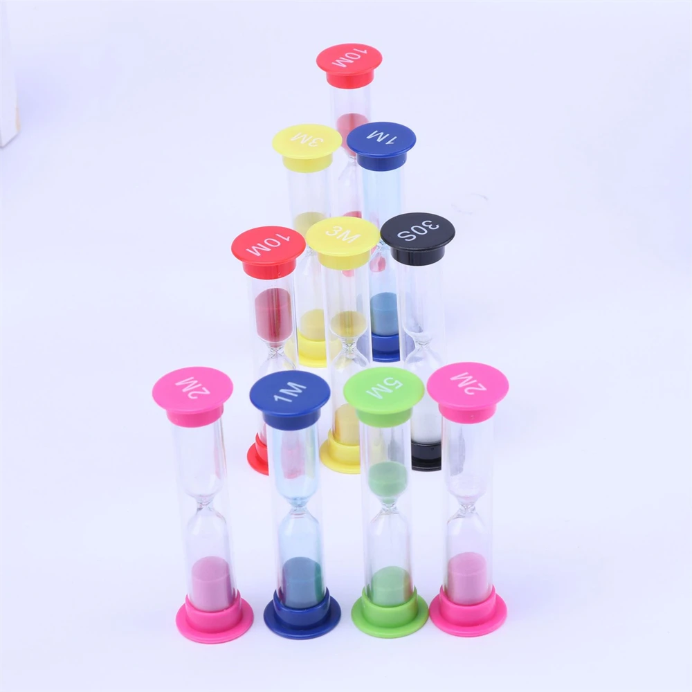Sand Timer Glass Hourglass 1/2/3/5/10 Minutes Desktop Ornament Children Kids Gifts Portable Home Decoration
