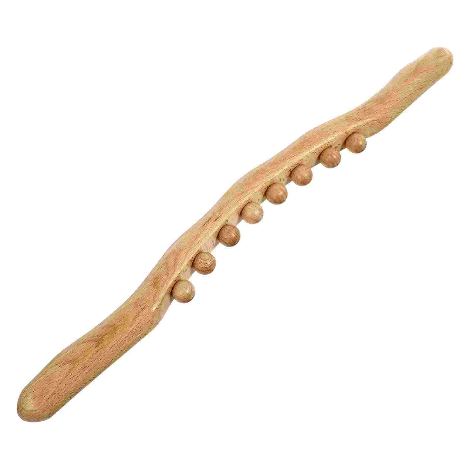 

Tendon Pulling Sha Apparatus Gua Sticks Hand Held Massager Wooden Foot Rod Point