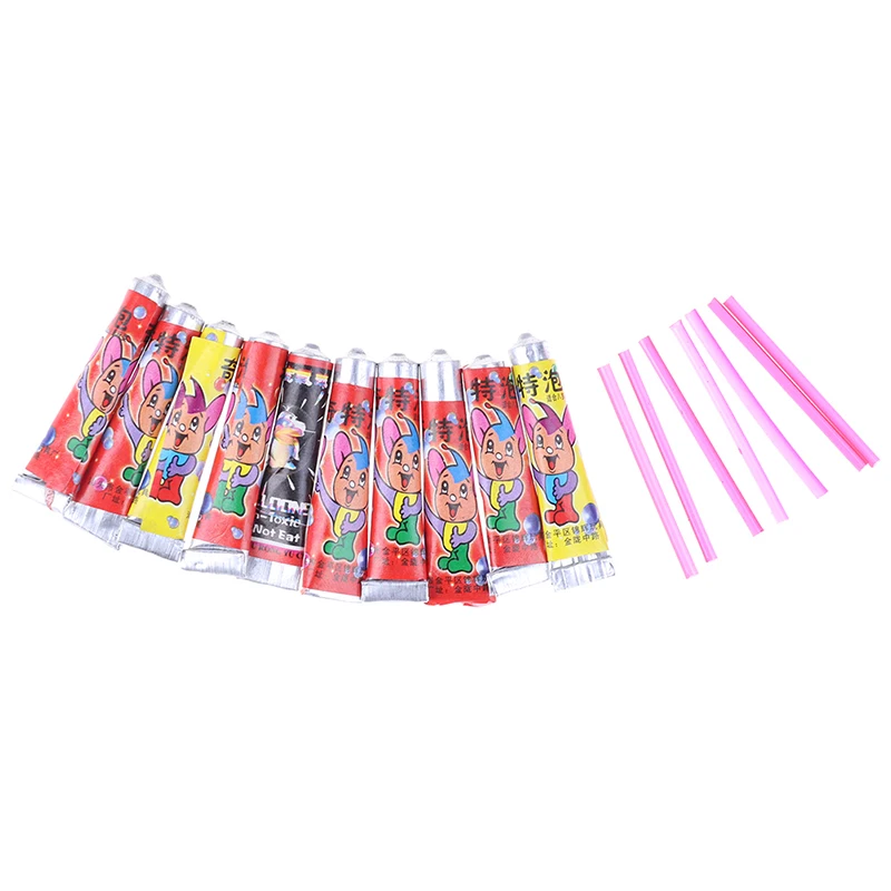 10Pcs Bubble Glue Toy Blowing Colorful Bubble Ball Plastic Balloon Won't Burst Safe For Children Gift Space Balloon toy 5