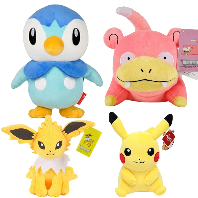 Natal gift Piplup Kyogre Chespin Bulbasaur Cubone Eevee Snorlax Kids Gift Pokemon Plush Doll Charmander Pikachu Stuffed Toys | Игрушки и