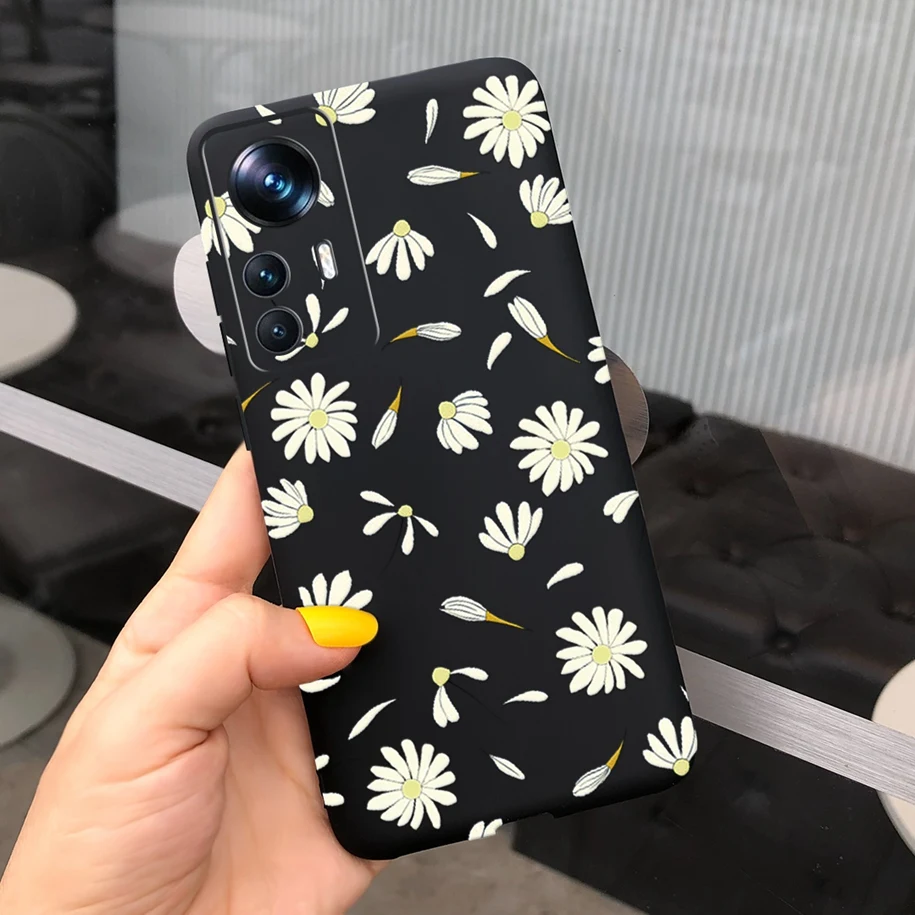 Sunflower Design Silicone Soft Phone Case with Bumper Protection