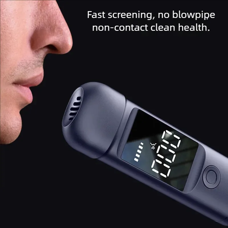 Rechargeable Alcotester Breath Alcohol Tester Breathalyzer Alcoholmeter Non-contact Measuring Drunk Tester alcohol tester,breath alcohol tester