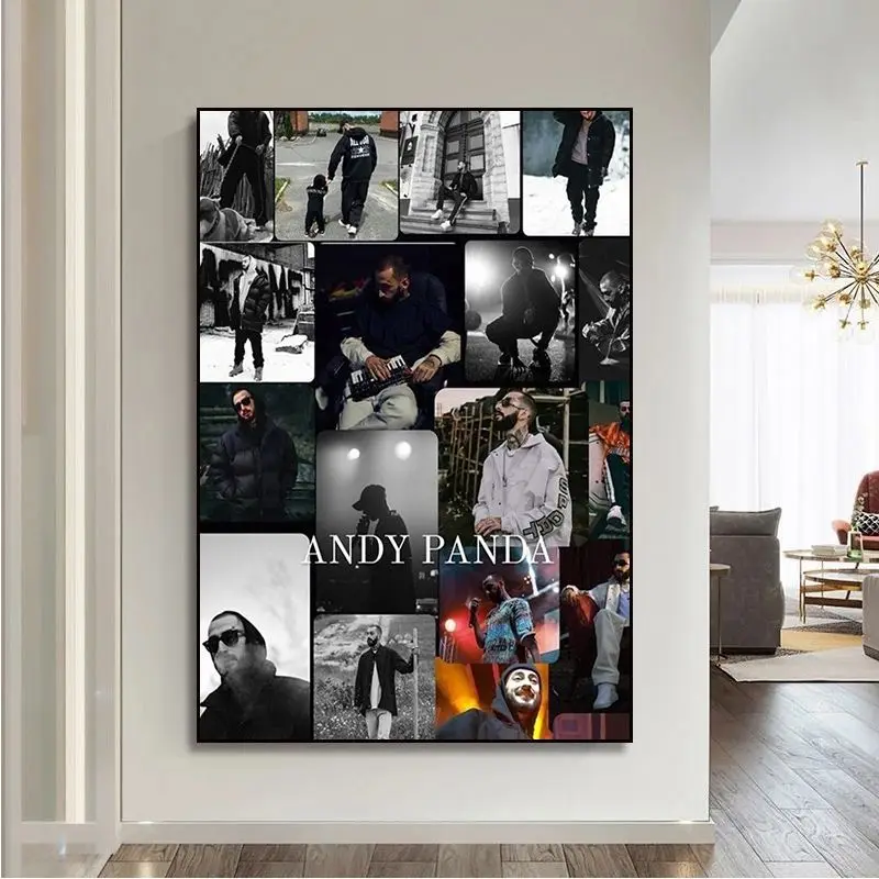 Hajime MiyaGi Andy Panda Vintage Posters Sticky Vintage Room Bar Cafe Decor Nordic Home Decor