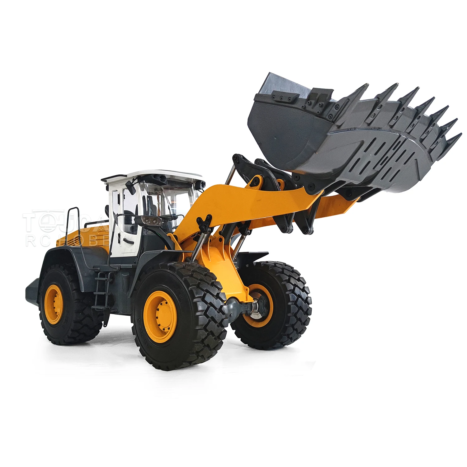 870K RC Hydraulic Loader JDM 88 Wheeled Loaders 1/14 Remote Contro Metal Construction Machine with Light Sound Set Model TH18496 2