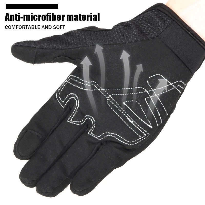 Motorcycle Gloves Moto Touch Screen Breathable Powered Motorbike Racing Riding Bicycle Protective Gloves Carbon Fiber Protion motorcycle gloves
