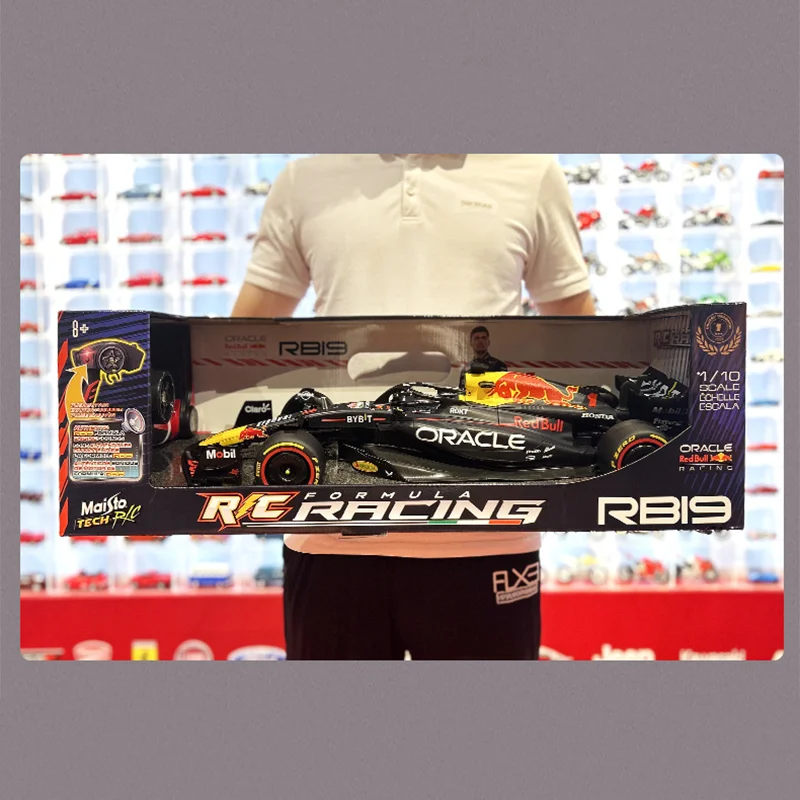 새로 입고된 마이스토 1:10 라스베가스 RB19 몬자 페라리 SF23 F1 RTR RC카 합금 미니어처 모델 맥라렌 MCL38 RC카 장난감 어린이 선물