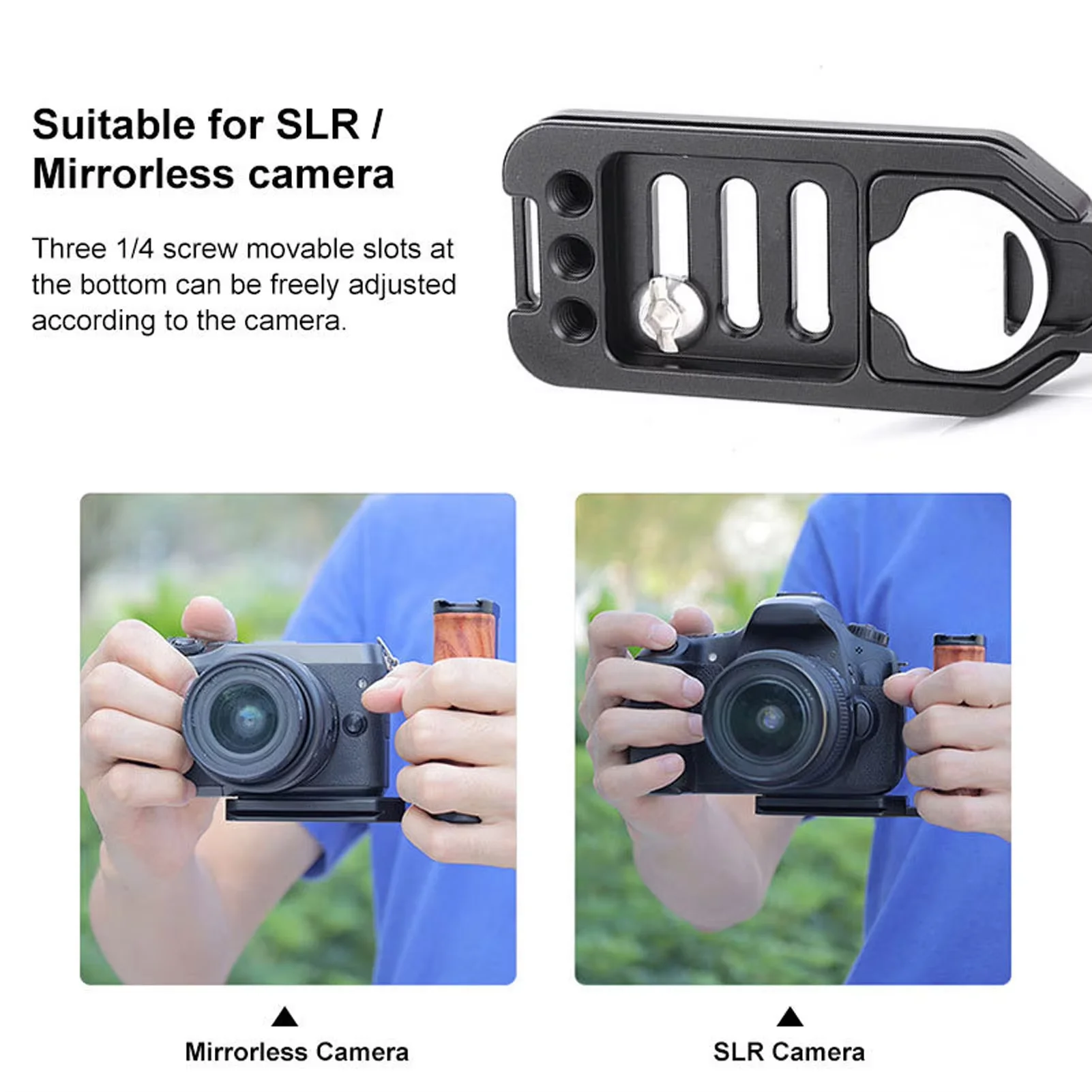 NiSi - Bandeja Rápida L-Bracket NLP-S Compatible Con Sony/Nikon