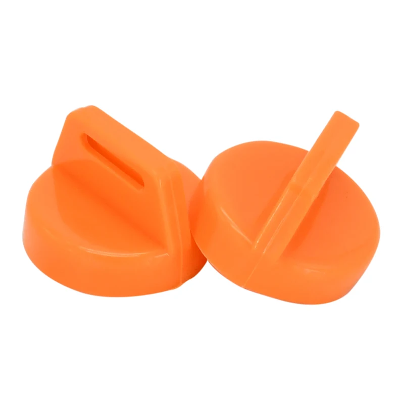 2PCS Ignition Switch Key Cover Orange 5433534 5431964 Compatible with Polaris ATV Scrambler RZR 800 900 1000 570 Trail Boss 325