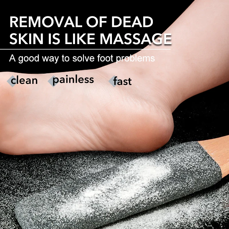 Foot File Foot Care Tool Foot Exfoliating Scrubber Foot Exfoliating File 1PCS Professional Pedicure Rasp Tool for Dead Skin Crack Heels Beech Wood Foot File Rasp Callus Remover Foot Scrubber