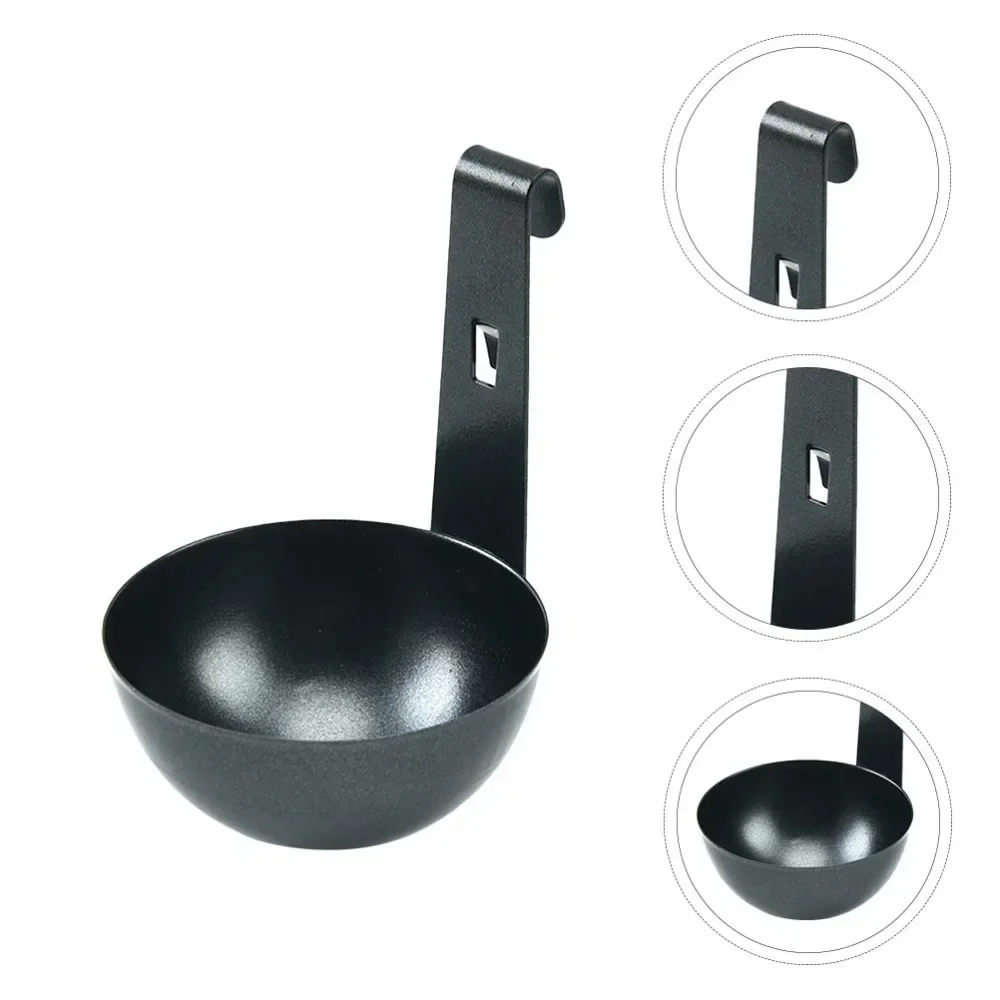Egg cooker nonstick egg molds poached boiling eggs maker spoon holder steamer rack