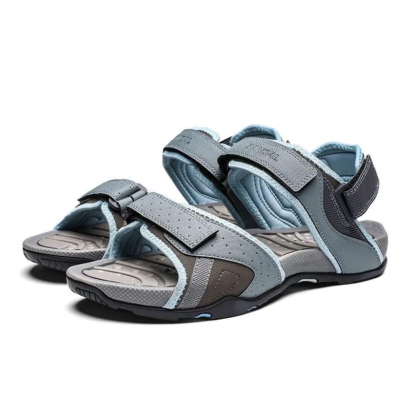 Summer Men's Sandals Classic Casual Beach Shoes with Velcro Soft Breathable Comfortable Outdoor Sports Open Toe |