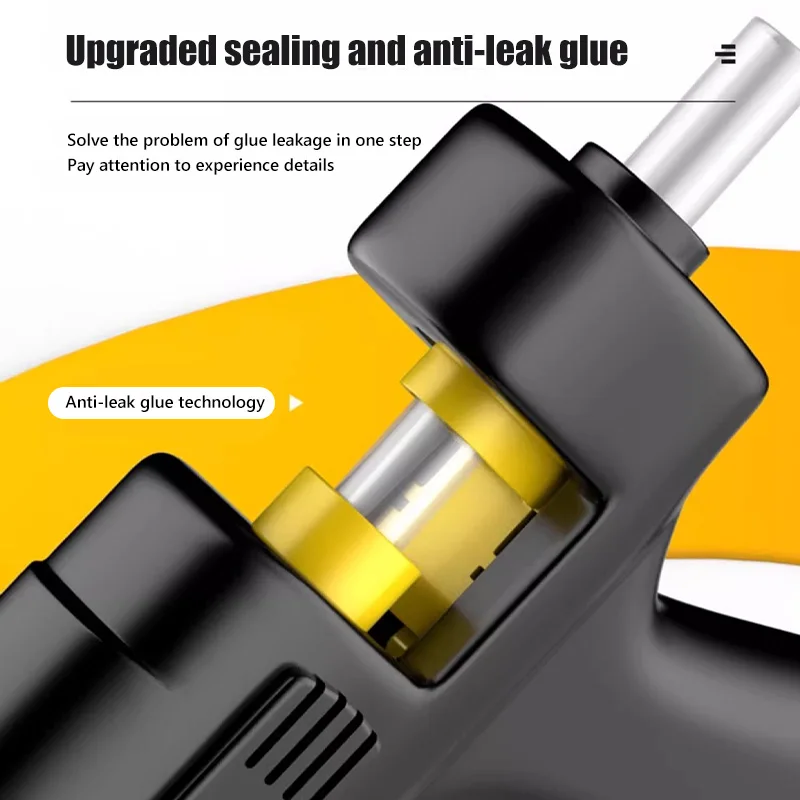 Hot Glue Gun BAIHU 80W 100W Glue Gun Hot 3.6V Silicone Gun Hot Melt Glue with 20pcs Premium Sticks for DIY Crafts Arts