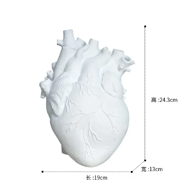 Vaso Anatomico A Forma Di Cuore Vaso Da Tavolo Vaso Di Fiori Da Tavolo Vaso Di Fiori Da Tavolo Rosso