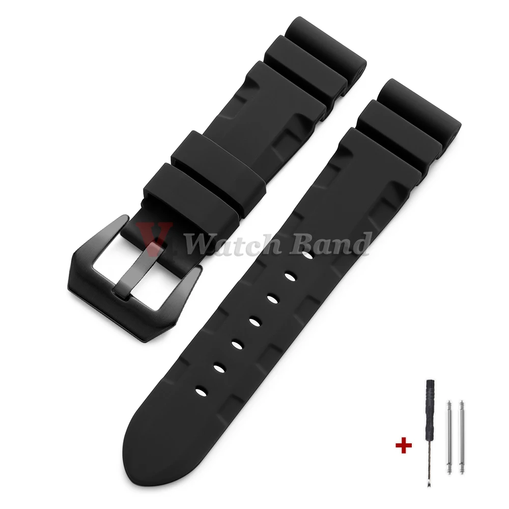 Premium Silicone Rubber Watch Strap - Soft Sport Bands