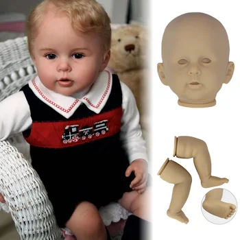 22Inch Unassembled George Kit Reborn Unpainted DIY Parts Soft Touch Lifelike Real Reborn Toddler Doll 1