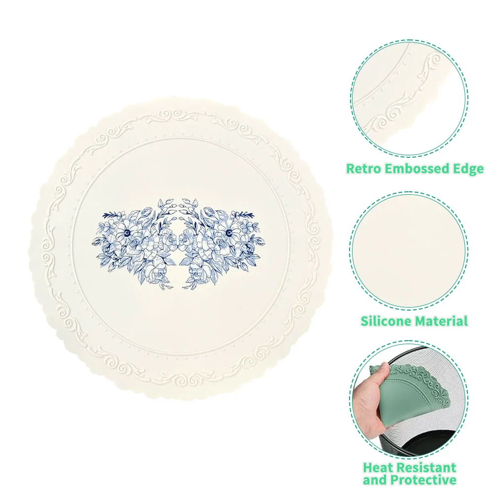 Round Silicone Table Mat - Heat Resistant, Waterproof, & Durable Non-Slip Kitchen Pad