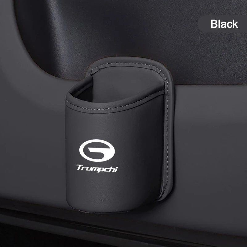 GAC 트럼프치 엠파우 J12 J13 J15 J16 GS8 GS4 GS3 M8용 신형 PU 가죽 차량용 컵홀더 도어사이드 물병/음료 홀더 수납함