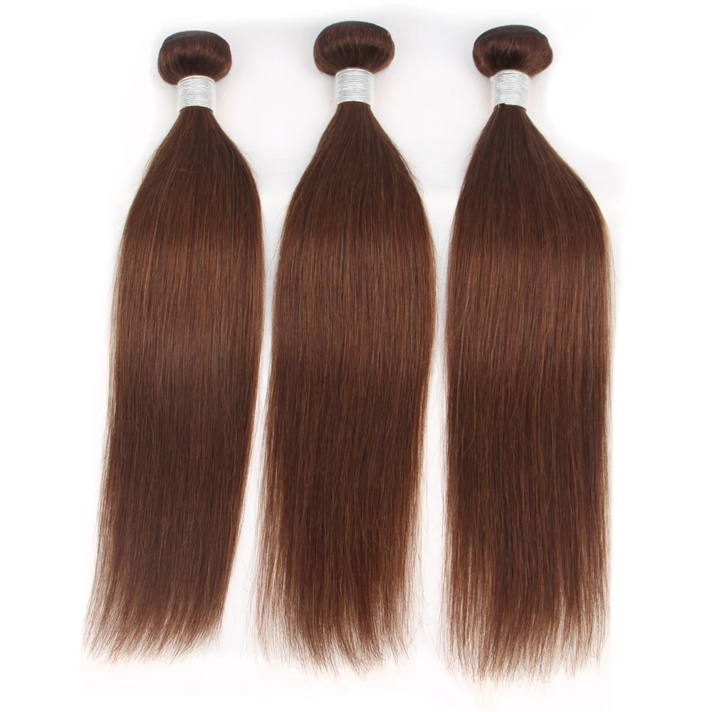 10-30 Inch Brown Human Hair Bundles Chocolate Brown Straight Bundles Brazilian Human Hair Extensions Dark Straight human hair extensions human hair bundles human hair bulk